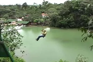 Complexo turístico explora a natureza